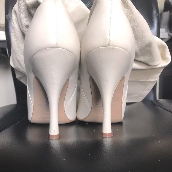 Colin Stuart Genuine Leather Ivory Boots - Picture 3 of 5